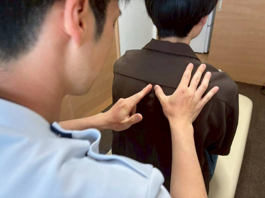施術の様子